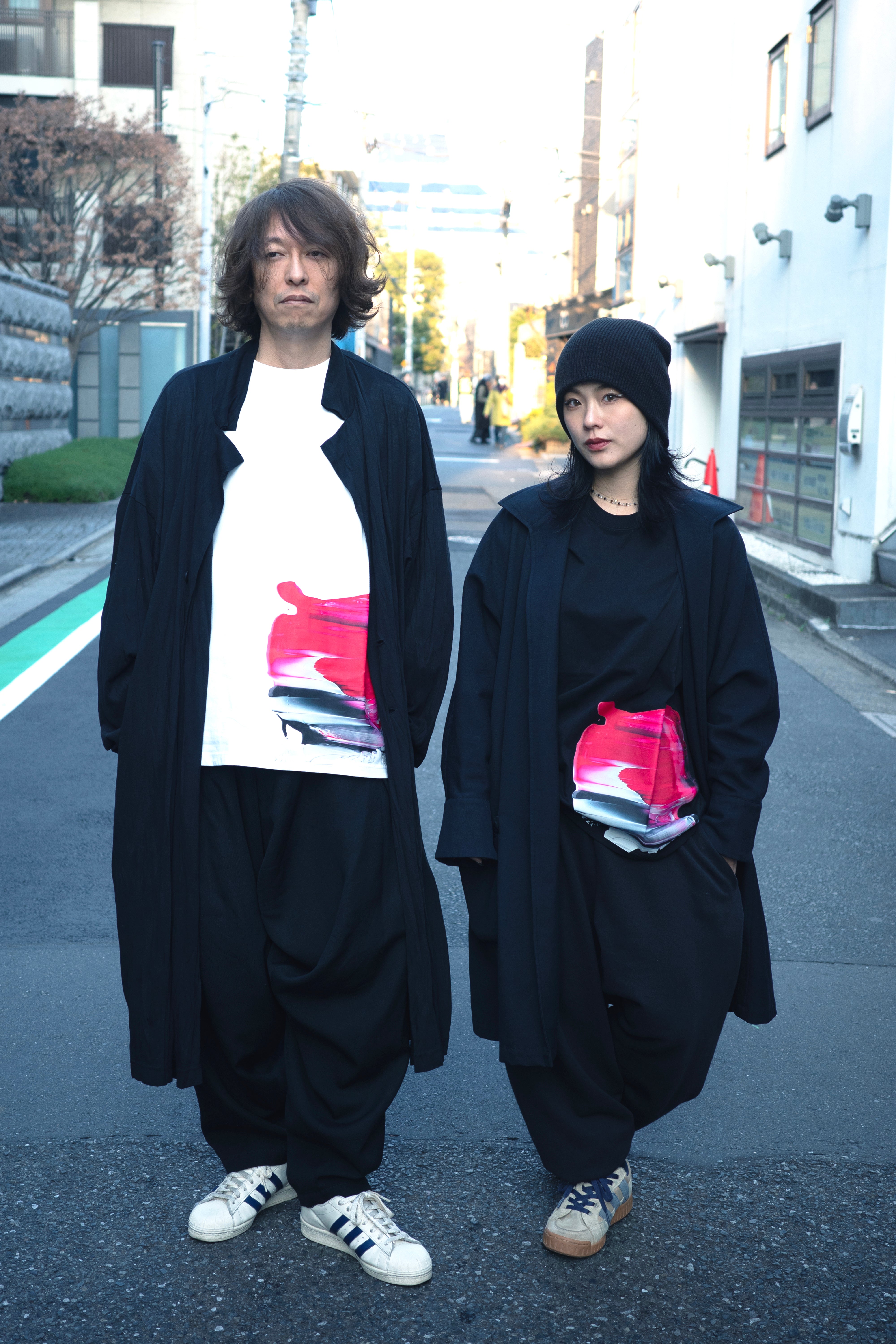 RAW SCRAPE Oversized long sleeve T-shirt