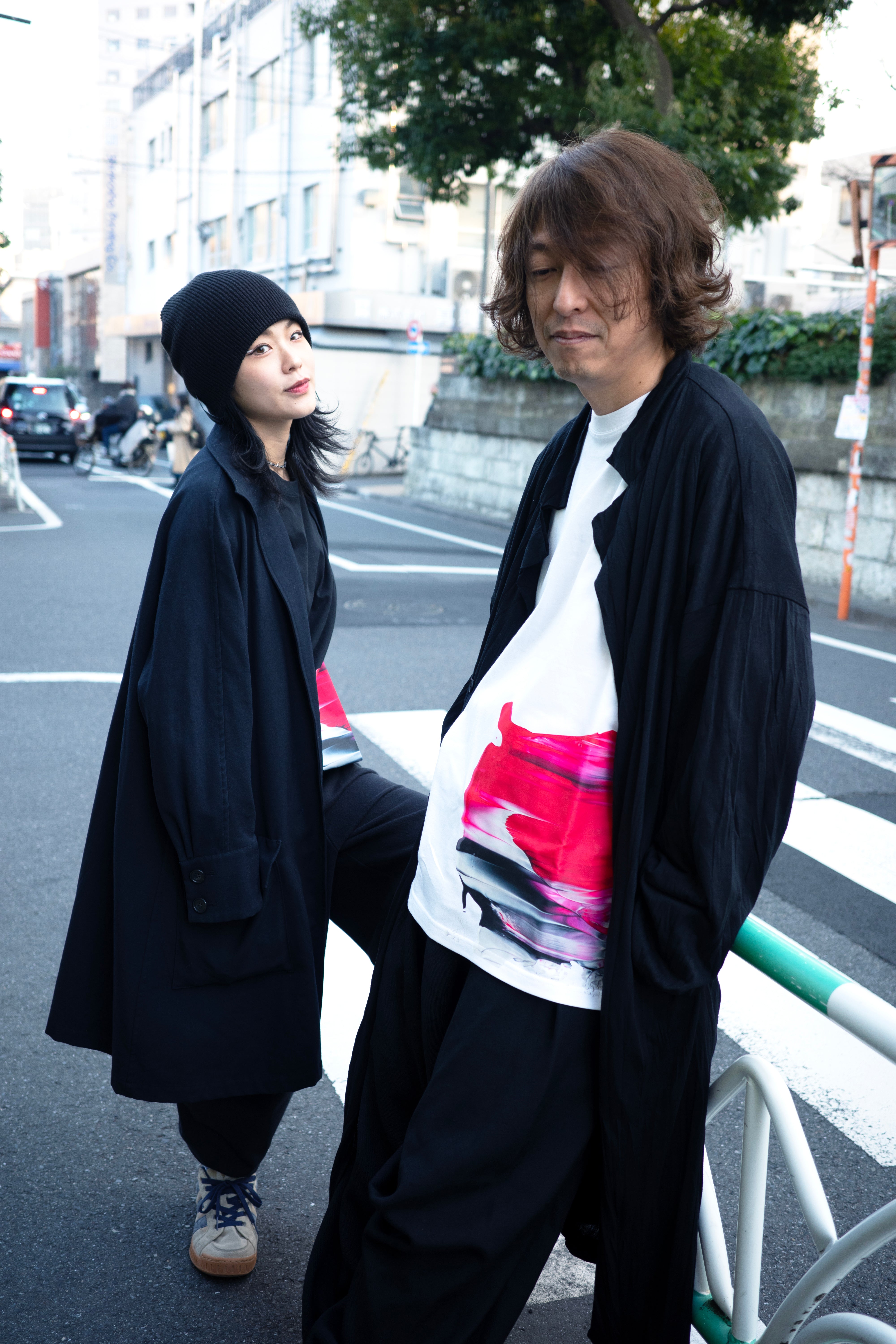 RAW SCRAPE Oversized long sleeve T-shirt
