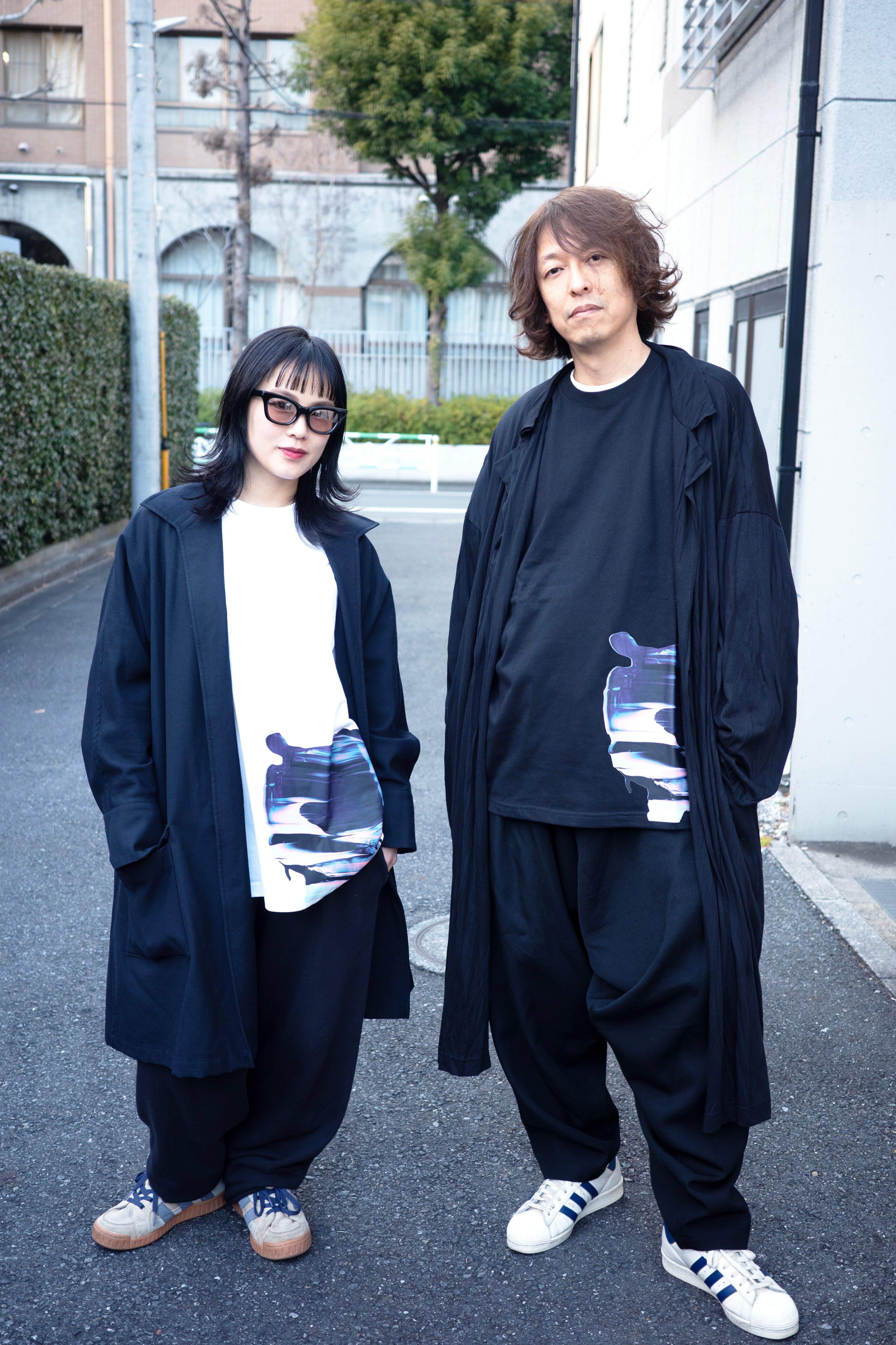 RAW SCRAPE Oversized long sleeve T-shirt